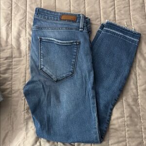 Abercrombie & Fitch Blue Harper Ankle Cropped Jeans